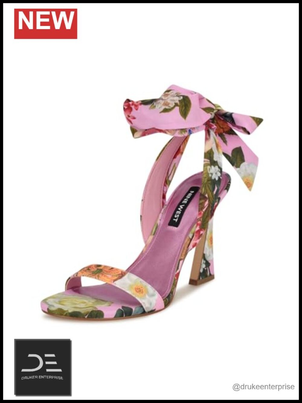 Heeled Gladiator Sandals with Ankle Wrap - Women's